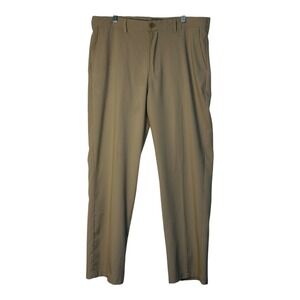 IZOD‎ Golf Pants Slim Fit Pockets Clean Aesthetic Country Club Style Beige 36x32